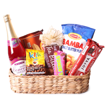 alcohol-free international gift basket delivery